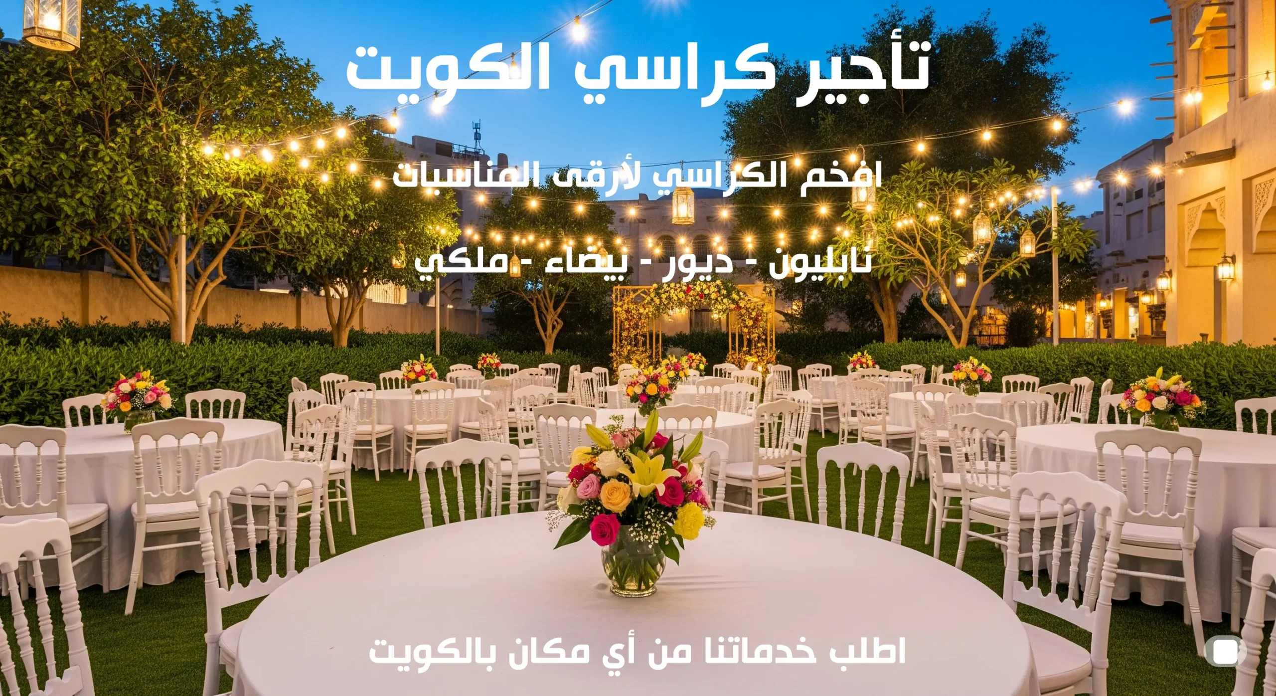 تأجير كراسي الكويت 96638820📞 | افخم الكراسي لأرقى المناسبات