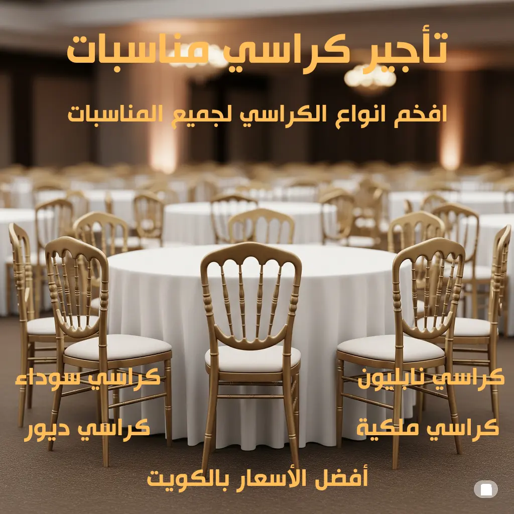 تأجير كراسي مناسبات