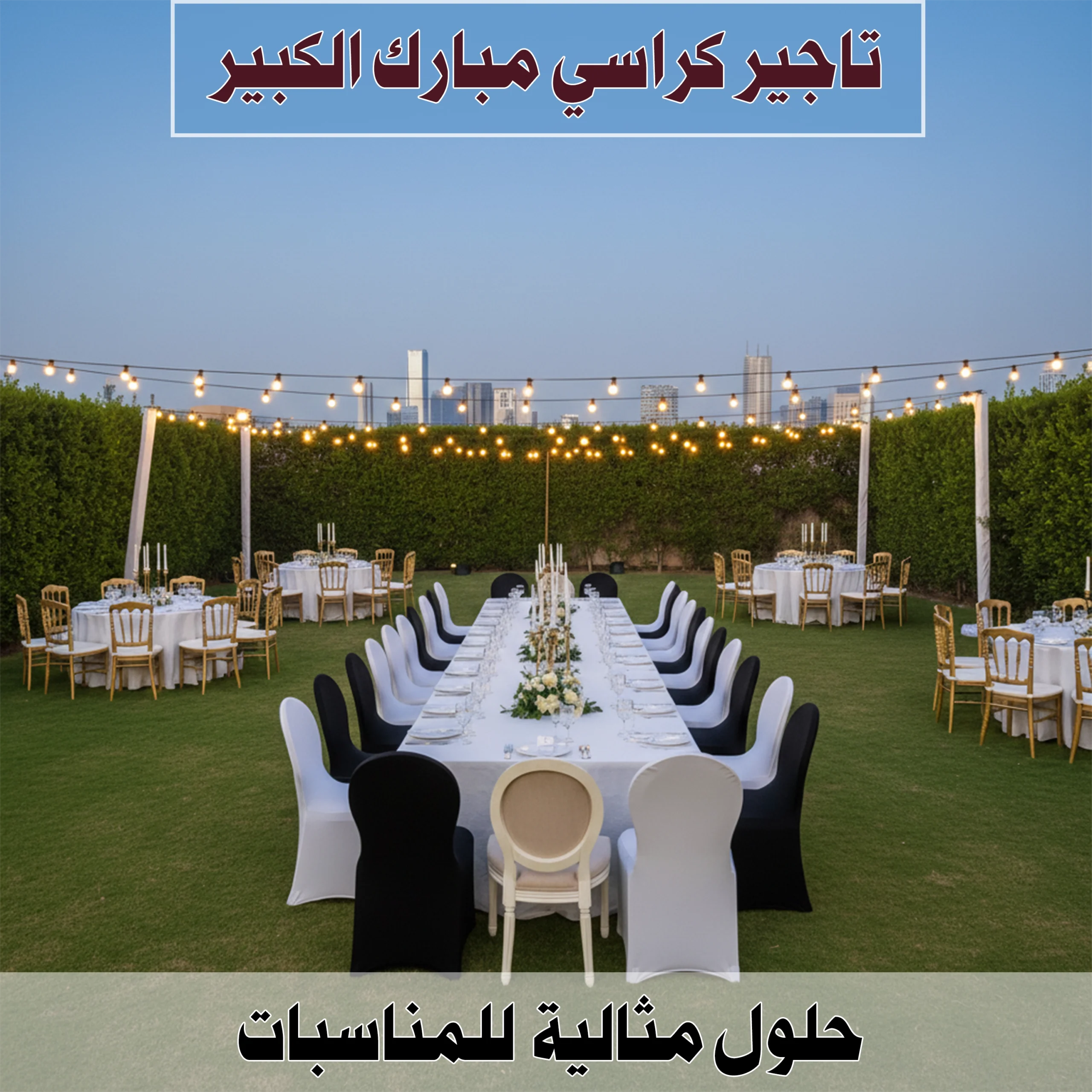تاجير كراسي مبارك الكبير